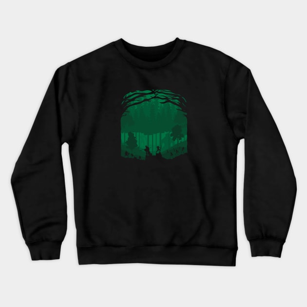 Battle of the Forest II Crewneck Sweatshirt by LordNeckbeard